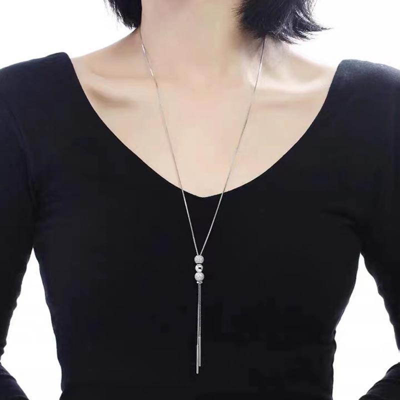 ネックレス レディース ロング チェーン ペンダント シルバー ゴールド