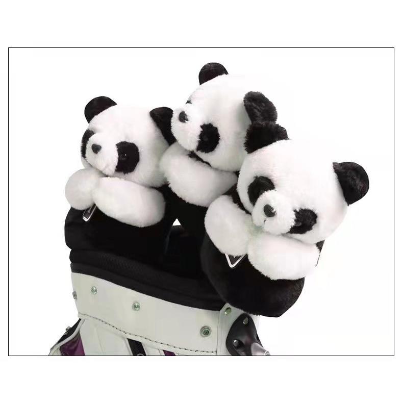 パンダ ライオン 2タイプセット DR UT ヘッドカバー ゴルフドライバーカバー ヘッドカバー PANDAパンダ仕様 ゴルフクラブ