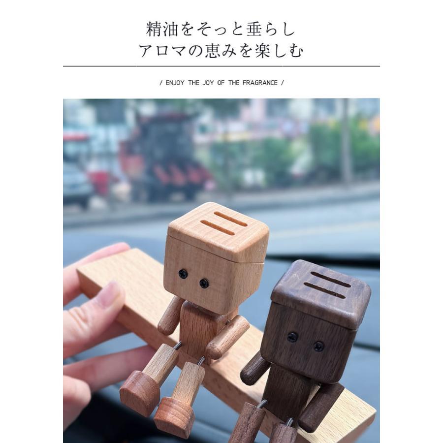 車載用 木製 揺れる人形 ダッシュボード オーナメント 足ぶら人形 車内