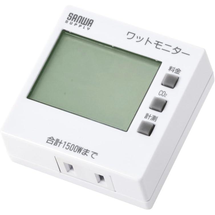 SUPER GRIP（サンワサプライ） ワットモニター 検電器 ワット