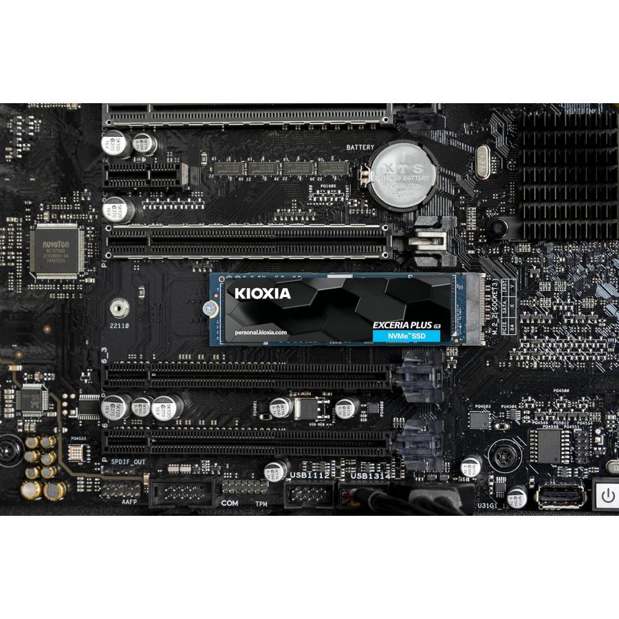 KIOXIA EXCERIA 2TB plus G3 NVMe SSDの画像