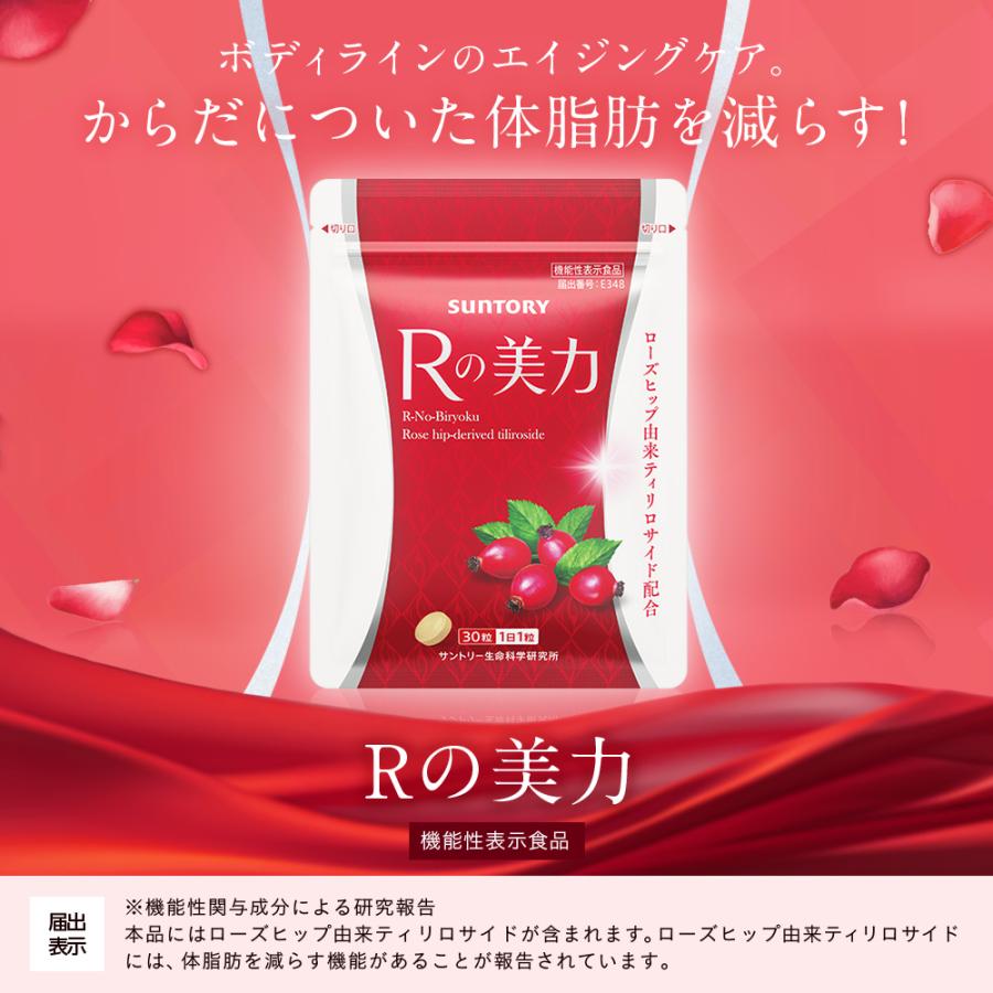 サントリーウエルネス Rの美力 脂肪を減らす 30粒(約1ヶ月分) 機能性