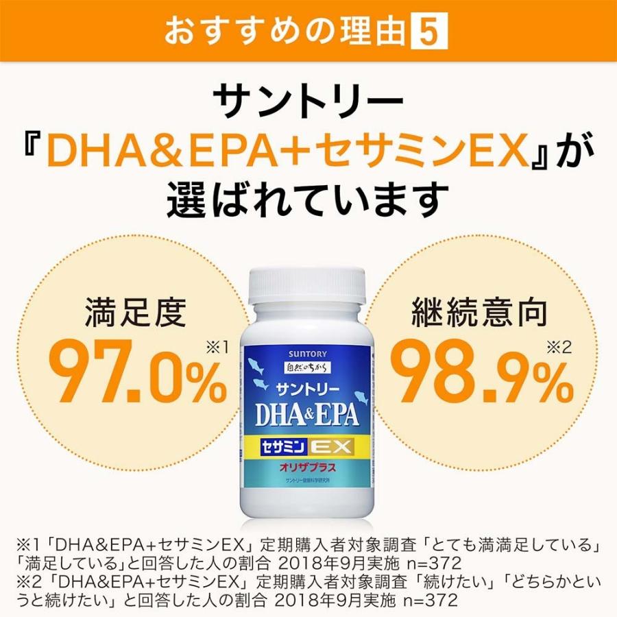 サントリー 公式 DHAEPA＋セサミンEX オメガ3脂肪酸 DHA EPA サプリ 240粒入/約60日分 :43320:サントリーウエルネス  Yahoo!店 - 通販 - Yahoo!ショッピング