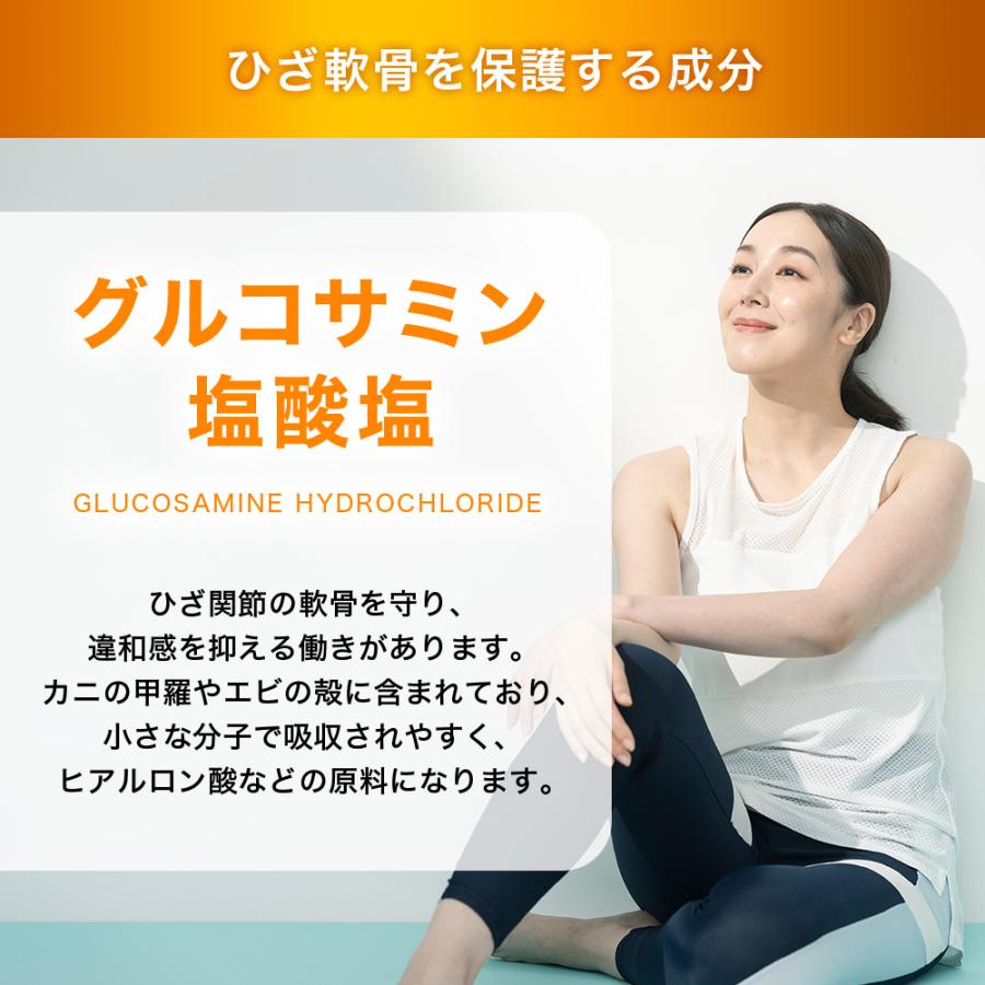 サントリーウエルネス グルコサミンアクティブ ひざ サプリ 180粒(約1