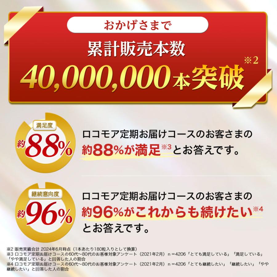 サントリーウエルネス ロコモア ひざ サプリ 180粒＋360粒(約3ヶ月分