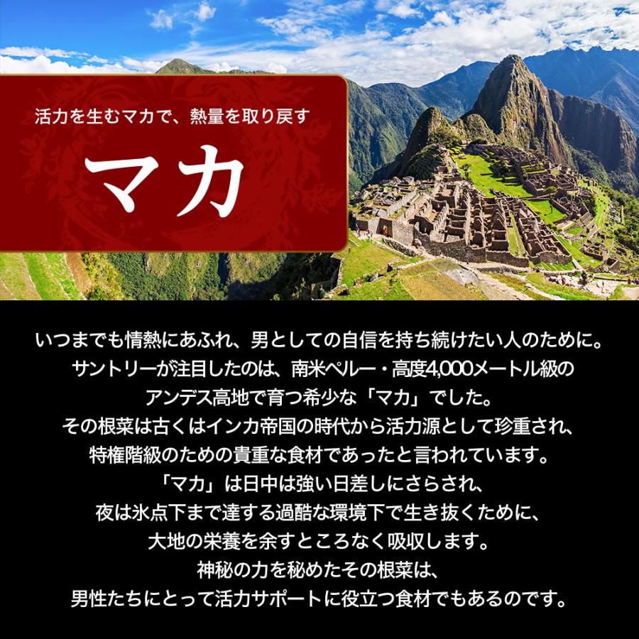 グラン マカ サプリメント 120粒(約1ヶ月分) サントリー公式 活力 L-シトルリン 高麗人参エキス 亜鉛 ポリアミン サプリ | サントリーウエルネス | 07