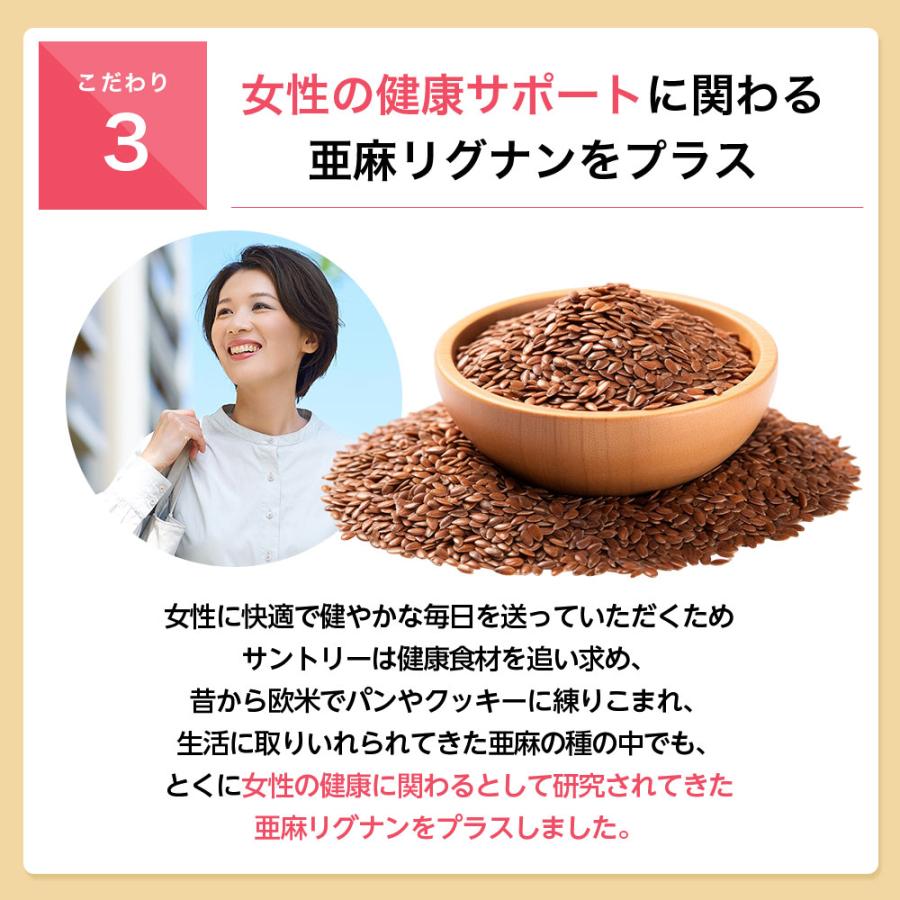 サントリーウエルネス 大豆イソフラボン＋亜麻リグナン サプリメント