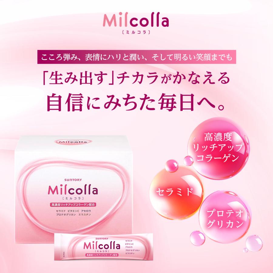サントリーウエルネス Milcolla(ミルコラ) コラーゲン 美容パウダー 30