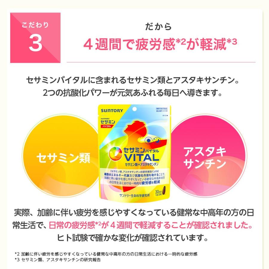 サントリーウエルネス セサミンバイタル 42粒(約14日分) 機能性表示