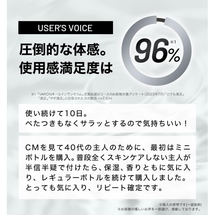 サントリーウエルネス VARON スターターセット (オールインワンセラム