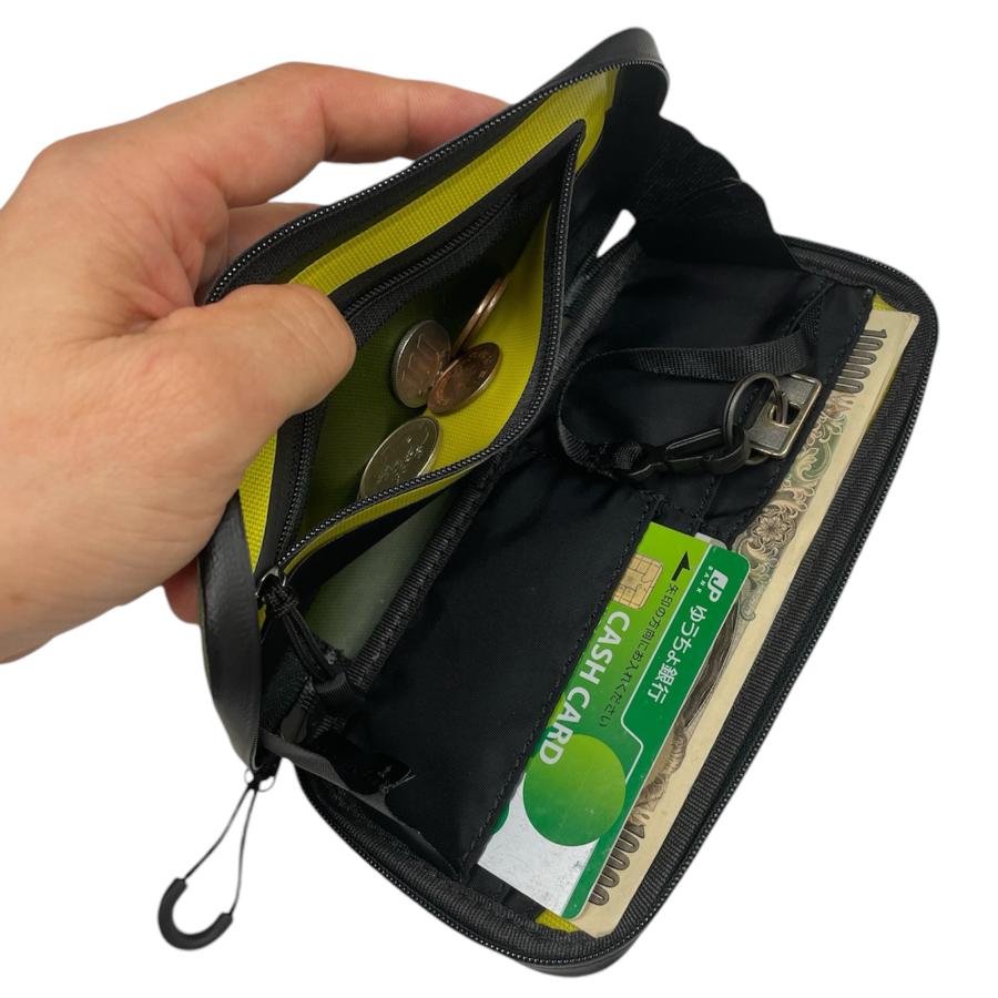 PRCCA(プレッカ) 薄型防水スマホポーチM 財布 サイクリング 小銭