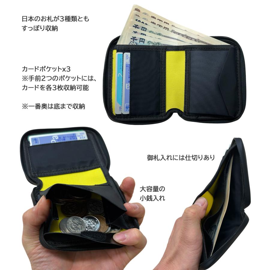 PRCCA(プレッカ) 薄型防水サイクルポーチS-DX 財布 サイクリング 小銭