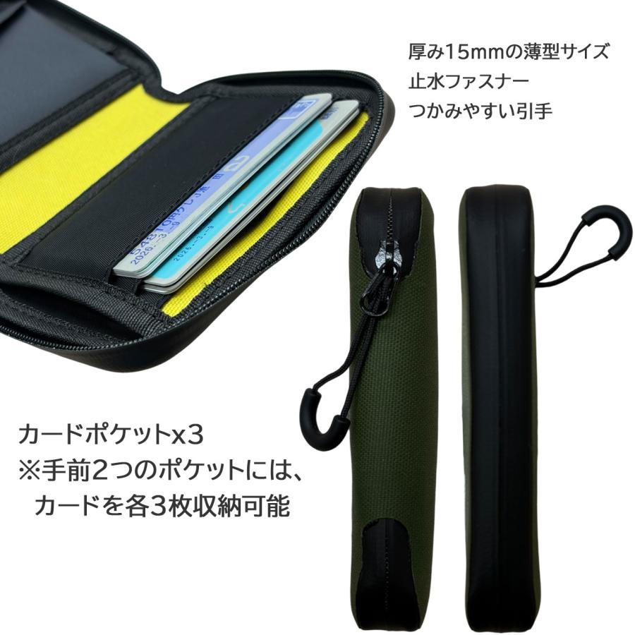 PRCCA(プレッカ) 薄型防水サイクルポーチS-DX 財布 サイクリング 小銭