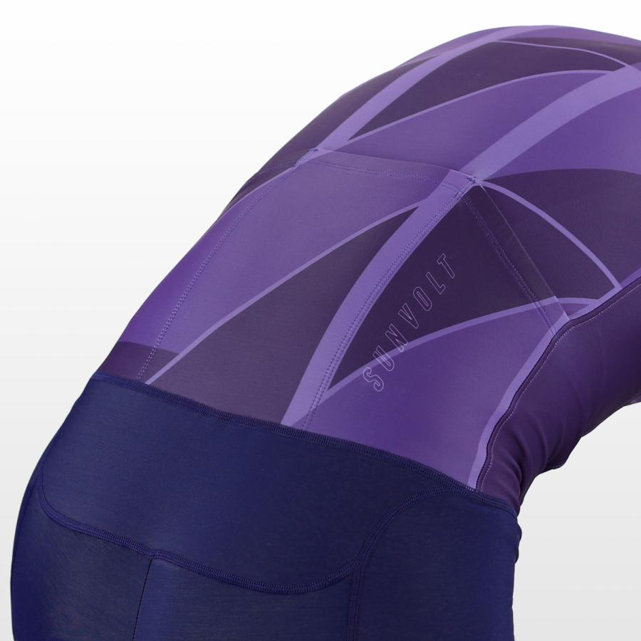 SUNVOLT パープル トレーニングジャージ PRO レーシング半袖ジャージ ▻ オリジナルサイクルウェアの