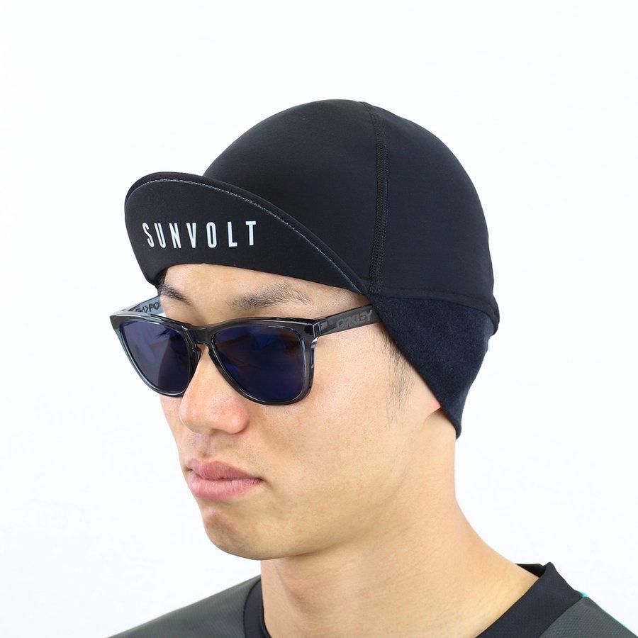 Velocioウィンターキャップ　フリーサイズ黒 ウィンターサイクリングキャップ【ブラック】フリーサイズ