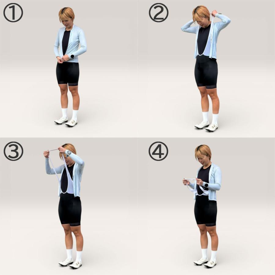 レディース ホルターネックビブパンツ［ネイビー］ : サンボルト