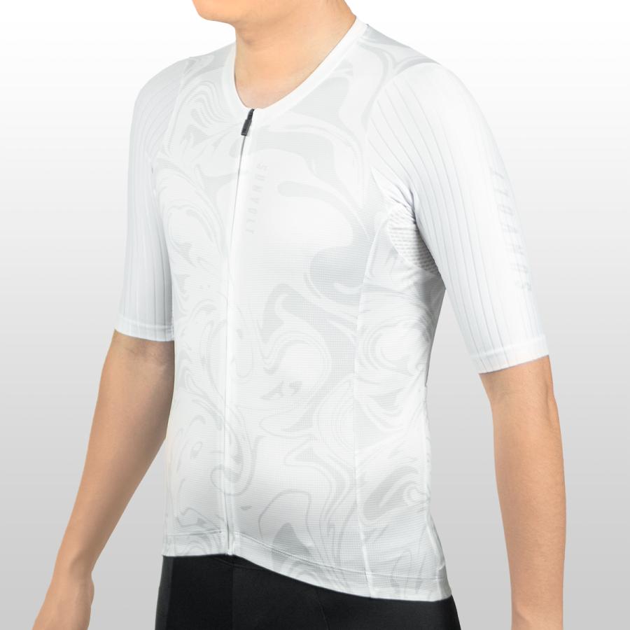 SALE 30%OFF】エアロST半袖ジャージ [ホワイトマーブル SALE 30%OFF】エアロST半袖ジャージ [ホワイトマーブル