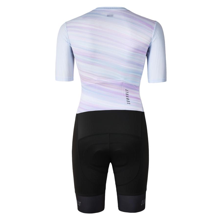 サンボルト 半袖セパレートワンピース（ペイズリー/ブラック)Sサイズ