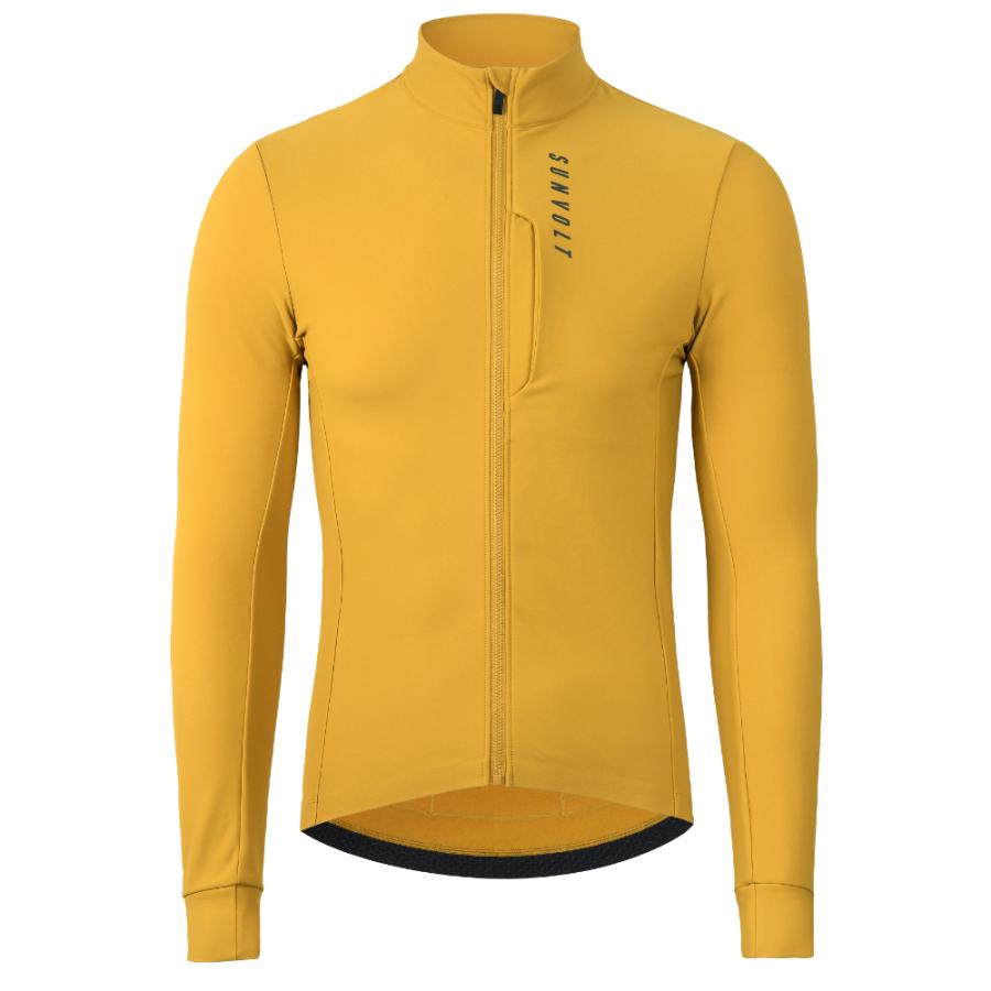 SALE 20%OFF】サーマル長袖ジャケット [山吹からし]【返品・ 交換不可