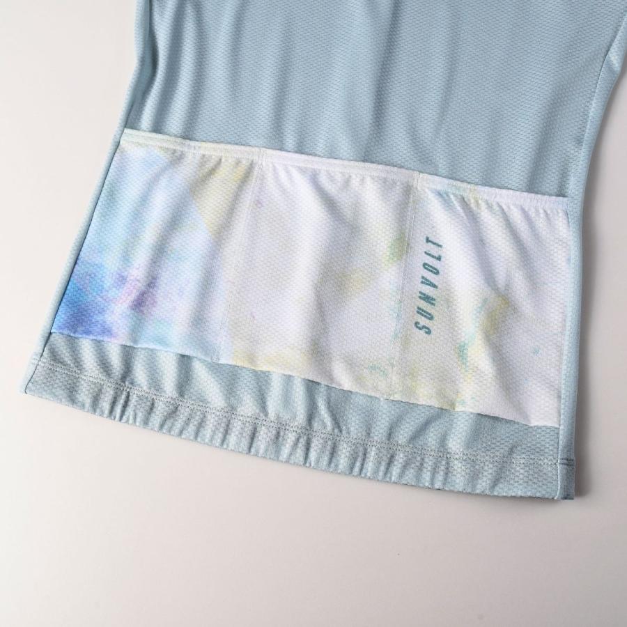 【SALE 30%OFF】レディースフローラ長袖ジャージ［ミント］【返品・ 交換不可】の画像