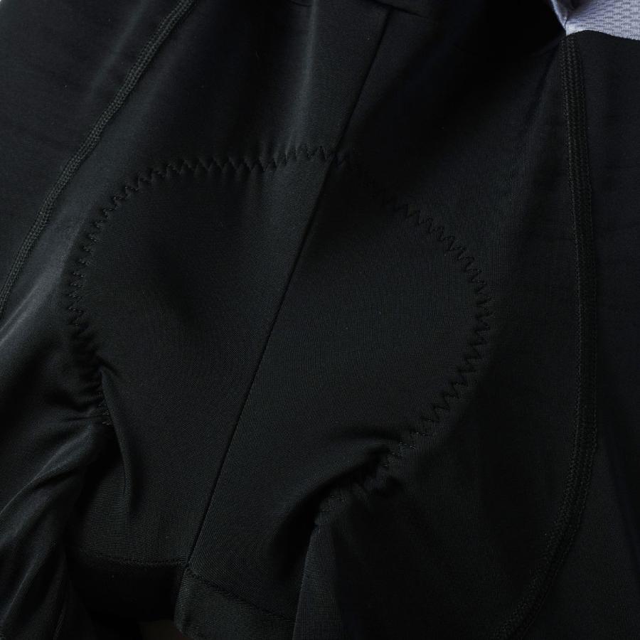 PROパフォーマンス 長袖セパレートワンピース［パンジーxブラック