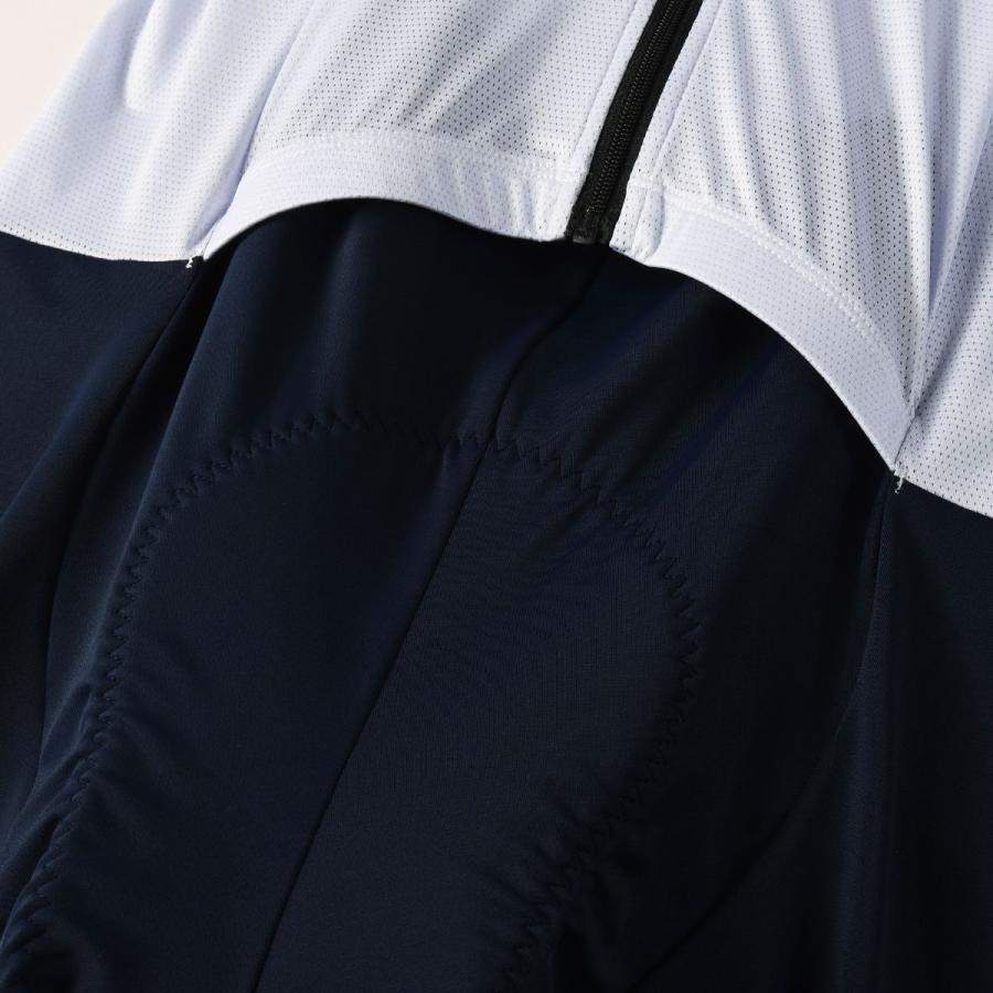 スタンダード長袖セパレートワンピース2026 [アッシュブルーxネイビー