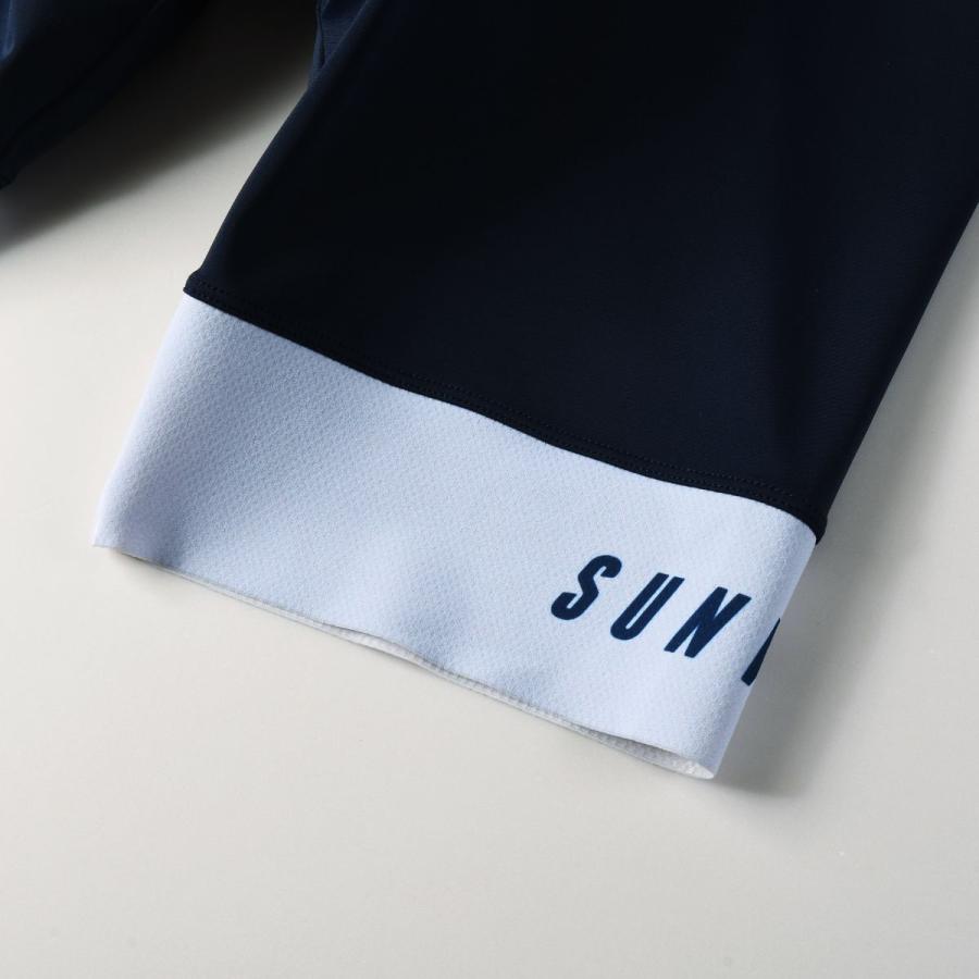 スタンダード長袖セパレートワンピース2026 [アッシュブルーxネイビー