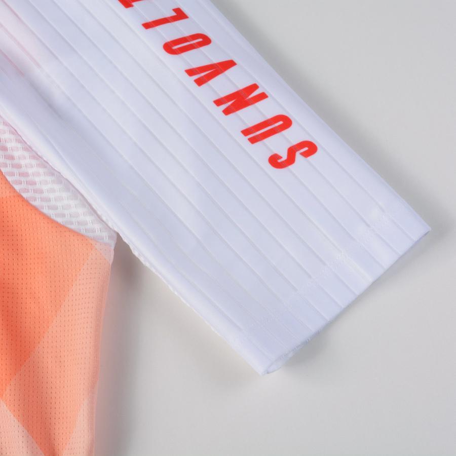 エアロST半袖ジャージ ［オレンジ/ホワイト］ |  | 04