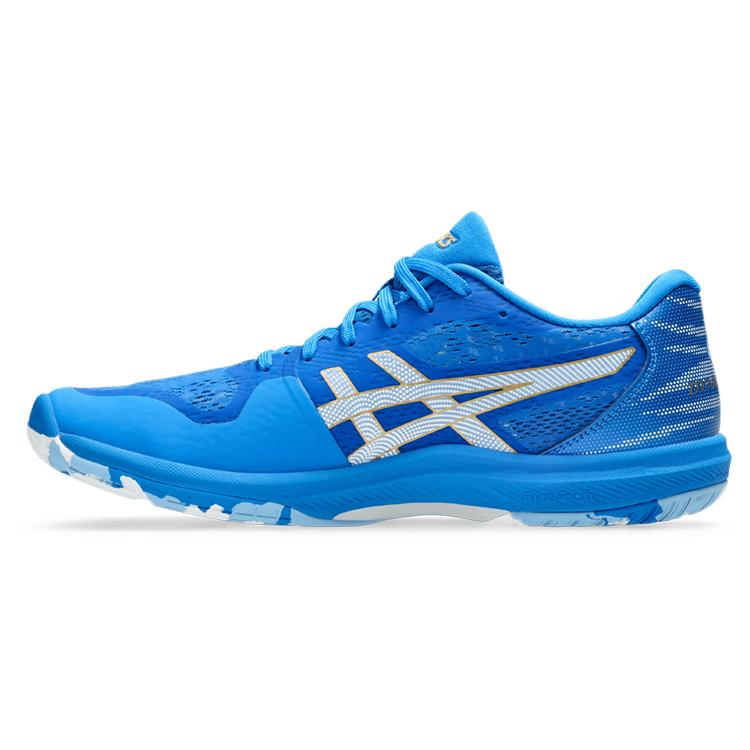 卓球シューズ アシックス asics DYNA FEATHER Dブルー×ピュアゴールド ユニセックス 1073A064｜sunward｜06