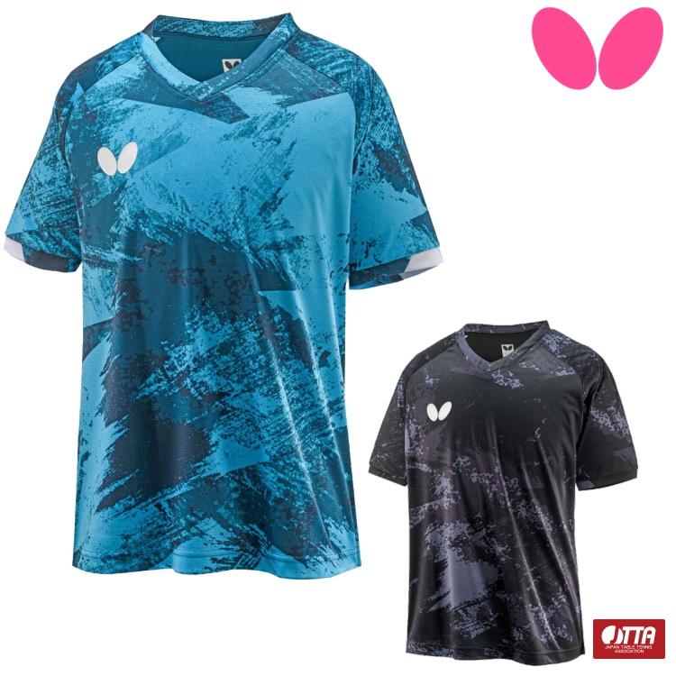 卓球ユニフォーム バタフライ Butterfly カモラル シャツ メンズ レディース ジュニア 460 B 460 サンワード 通販 Yahoo ショッピング