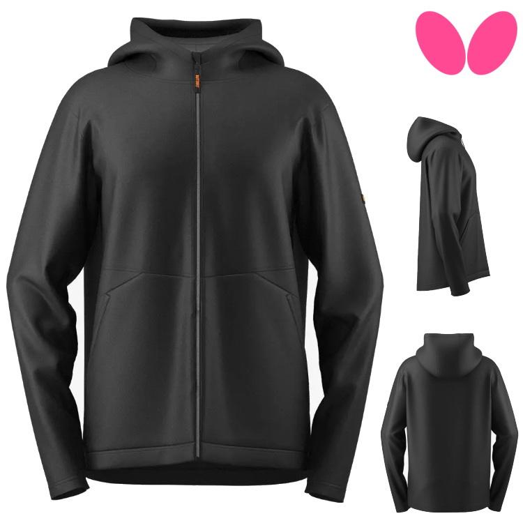 Playhour かつき着用 サイズ1 バタフライ BUTTERFLY ストレッチフーディー・TRジャケット 卓球