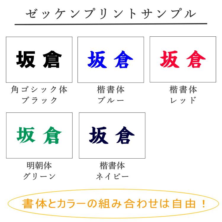 名前 ゼッケン 1段 書体・色が選べる 26×18cm : サンワード - 通販
