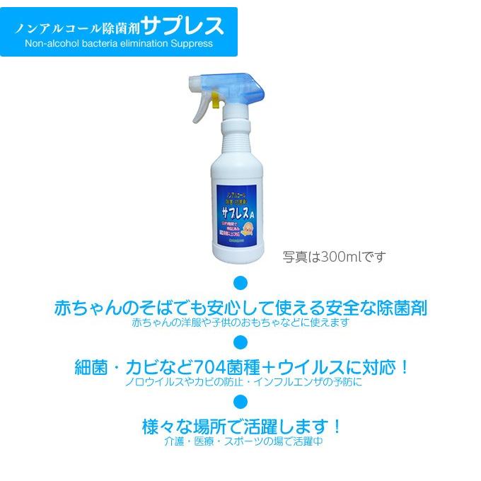 ノンアルコール除菌剤 サプレスa 1000ml 除菌 抗菌 Kaneya Kh1000 サンワード 通販 Yahoo ショッピング