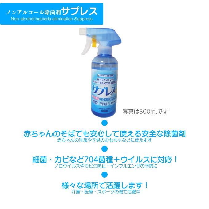 ノンアルコール除菌剤 サプレスA 業務用 4000ml 4L 除菌 抗菌_1