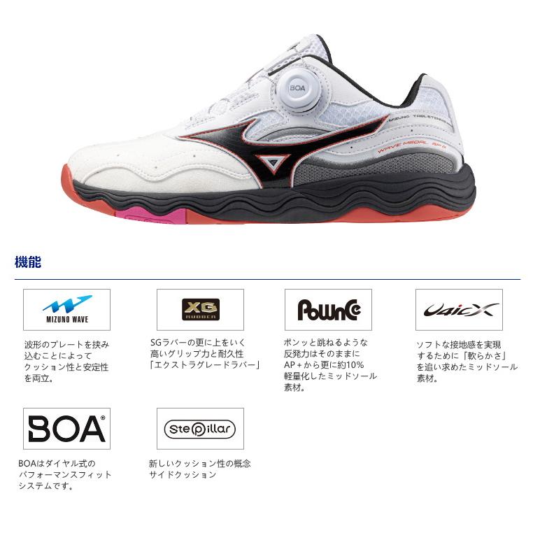 MIZUNO（ミズノ） 卓球シューズ ウエーブメダル SP5 メンズ レディース