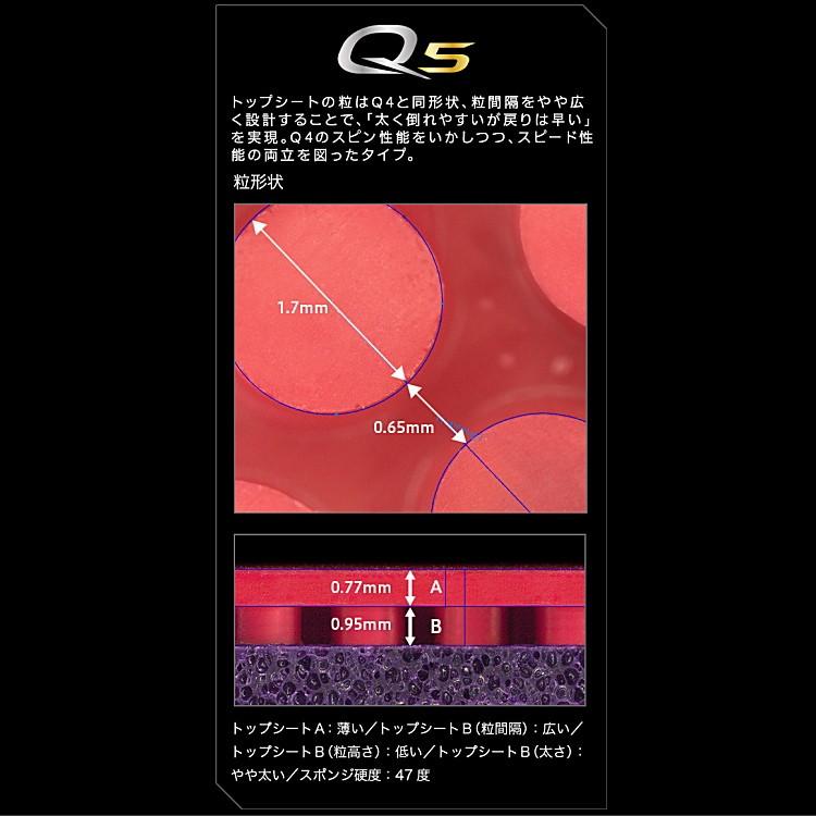 MIZUNO（ミズノ） 卓球ラバー MIZUNO Q5 裏ソフトラバー 83JRT895