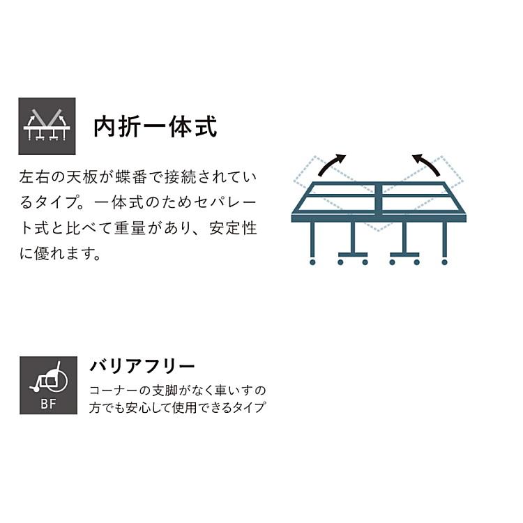 Nittaku（ニッタク） 卓球台 国際規格サイズ 内折一体式卓球台 ジョイ