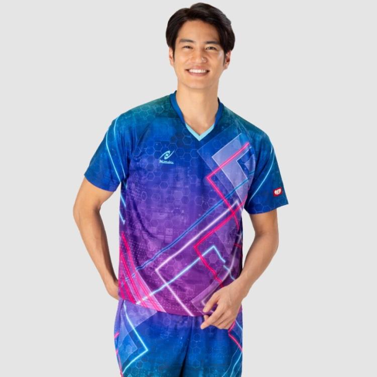 Nittaku（ニッタク） 卓球ユニフォーム ブライトネオンシャツ メンズ