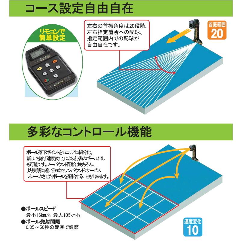 卓球マシン ロボポン2055 三英 SAN-EI 11-093 40mmボール専用 卓球ロボット (国内正規品)｜sunward｜03