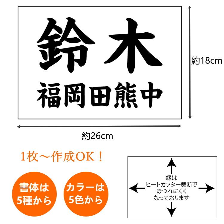 卓球 ゼッケン 2段 書体・色が選べる 26×18cm : サンワード - 通販