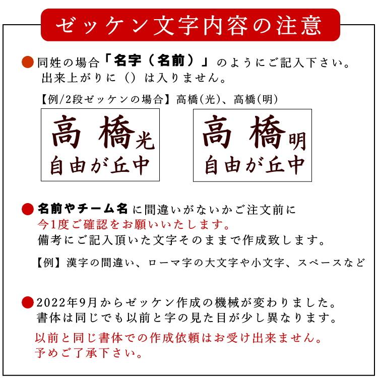 ＊在庫確認のコメントお願いします＊ページ☆ゼッケン作成 します２６０６０７ 卓球 ゼッケン 2段 書体・色が選べる 26×18cm : サンワード - 通販