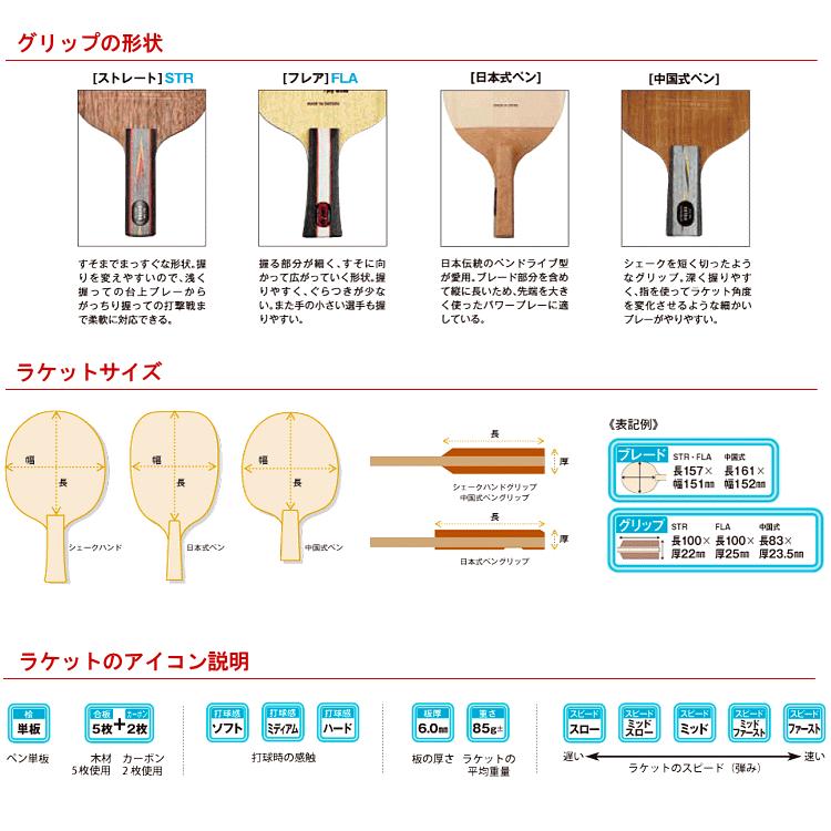 柳生 卓球ラケット ヤサカ V 日本式ペン オールラウンド用ラケット W