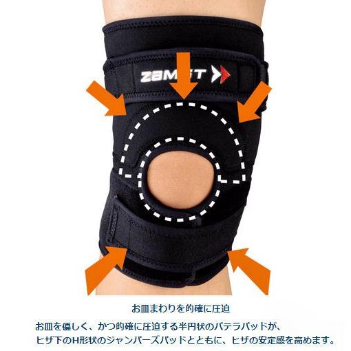 ザムスト 膝サポーター JK-2 左右兼用 1ケ入 スポーツ用 ザムスト 膝サポーター JK-2 左右兼用 1ケ入 スポーツ用