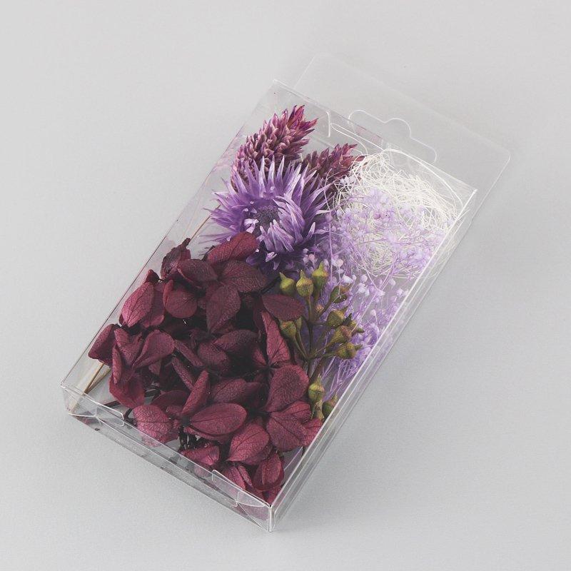 花材セット パープル  Ｎｏ．365 ハーバリウム用花材セット ミニパック パープル_No.770636 : SUNWARD