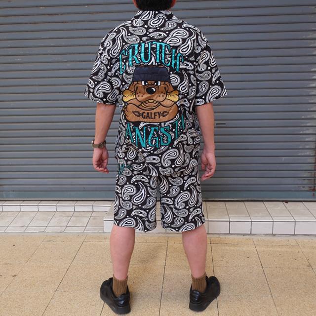 GALFY（ガルフィー） 半袖 シャツ ショーツ 上下セットアップ メンズ