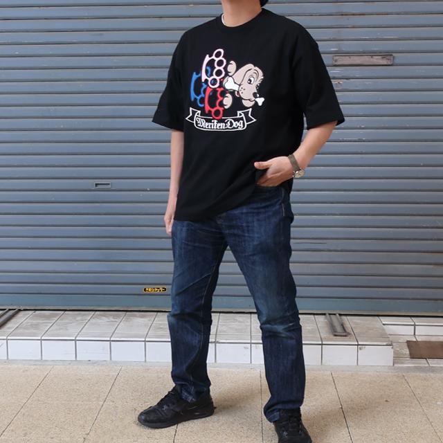 GALFY（ガルフィー） tシャツ メンズ 半袖 メリケンHERTS Tee 黒