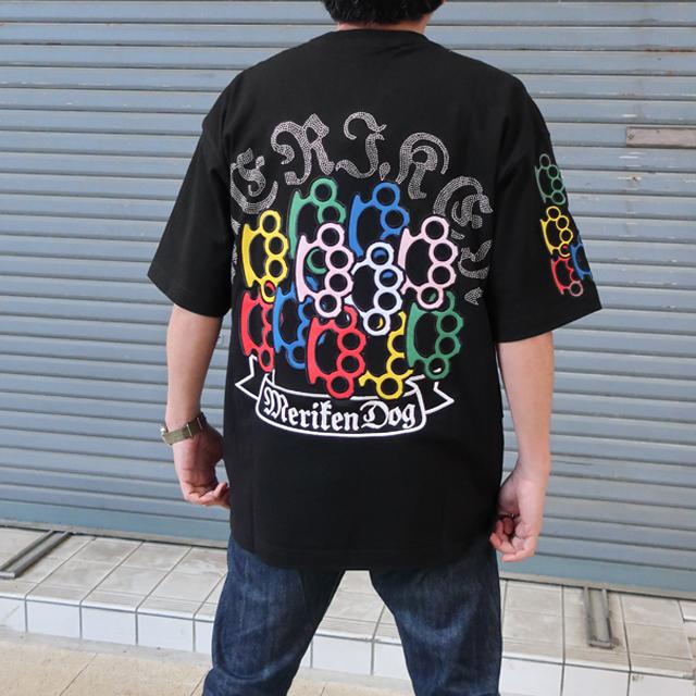 GALFY（ガルフィー） tシャツ メンズ 半袖 メリケンHERTS Tee 黒