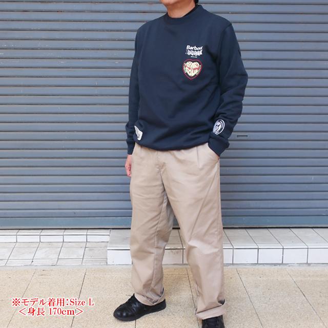 Barbour（バブアー） バブアー× バラクータ コラボ トレーナー メンズ