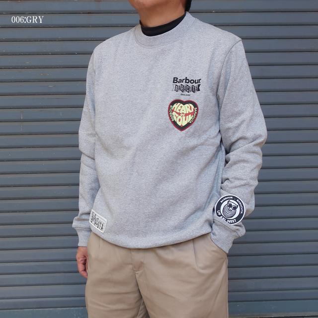 Barbour（バブアー） バブアー× バラクータ コラボ トレーナー メンズ 