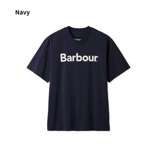 Barbour（バブアー） tシャツ メンズ 定番ロゴ 半袖 pensford os fit t
